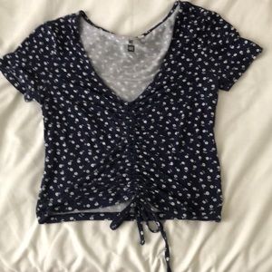 pacsun me to we floral top size m